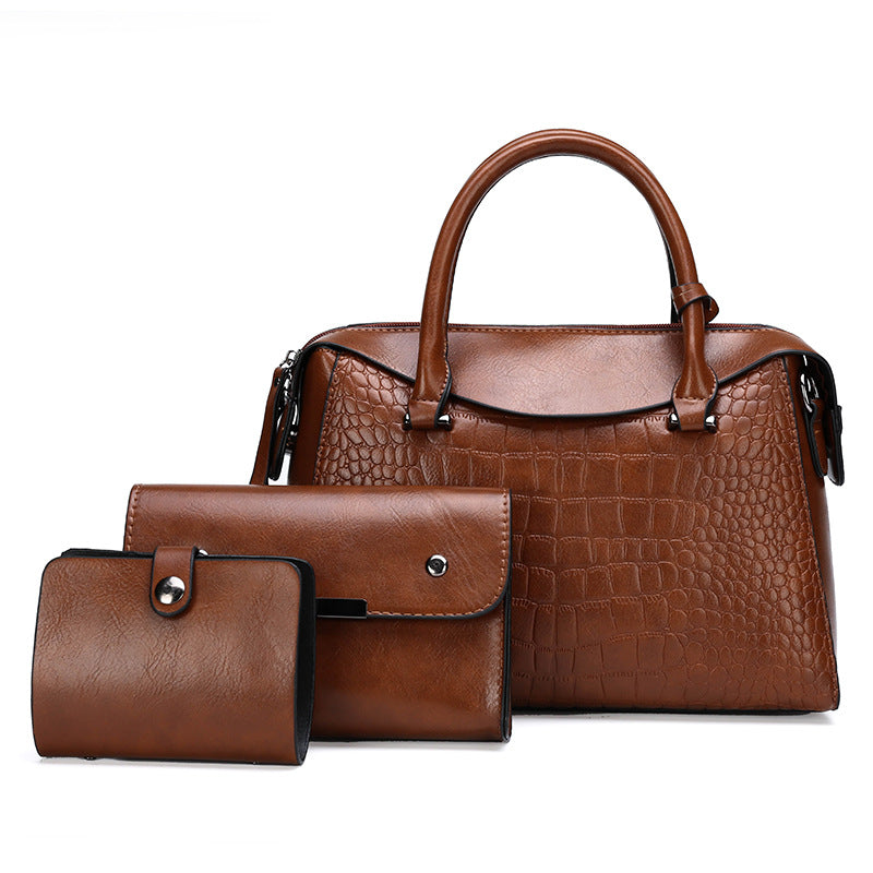 Ensemble de trois sacs à main rétro