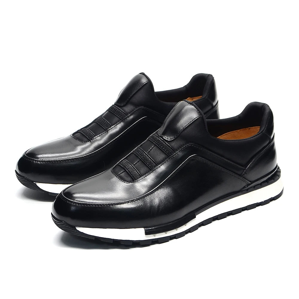 Chaussures en cuir décontractées pour hommes