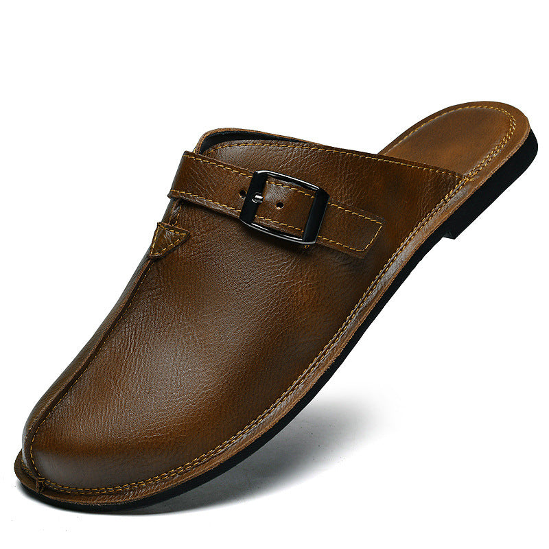 Tongs plates rétro polyvalentes pour hommes