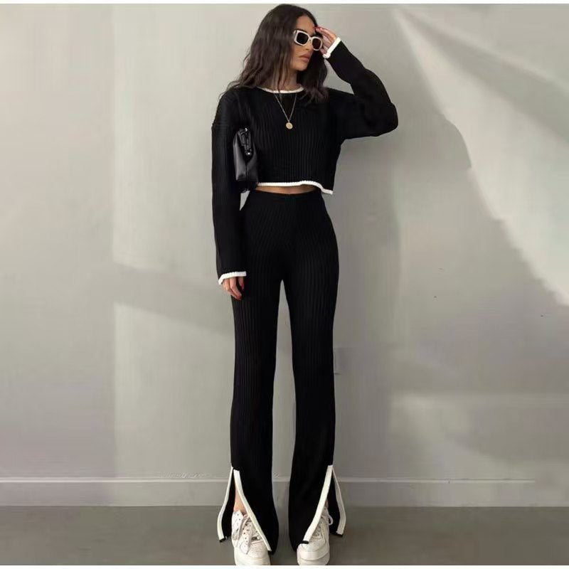 Haut et pantalon en tricot