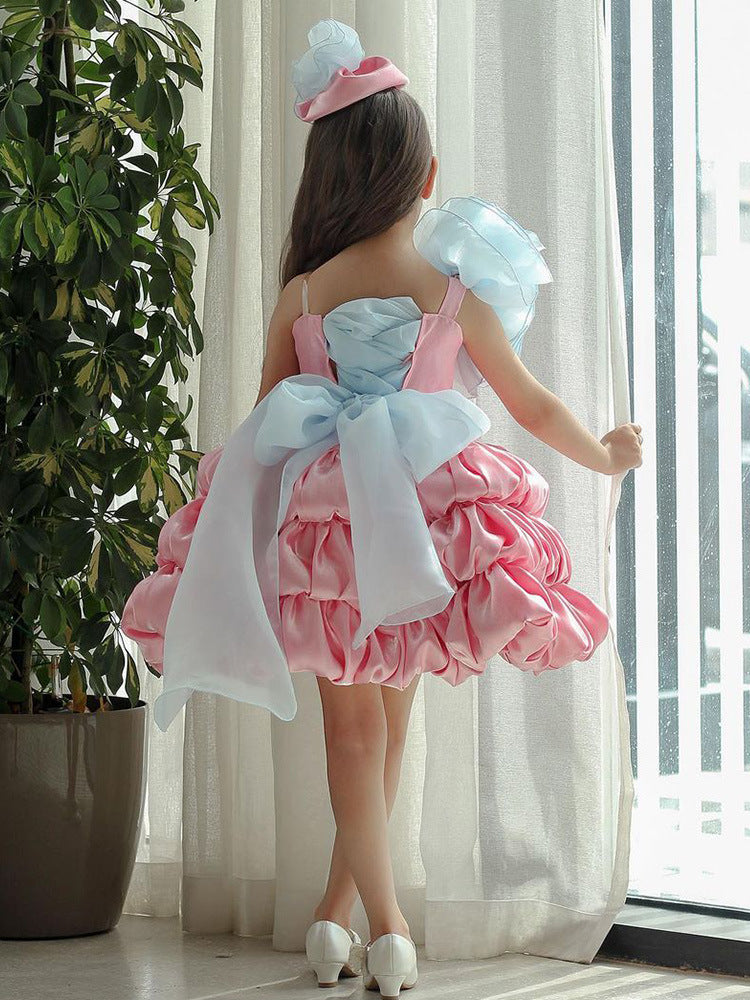 Robe de princesse Lolita pour filles avec nœud