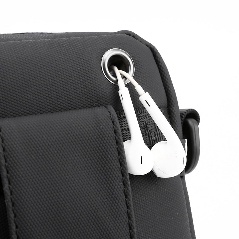 Sac bandoulière multipoches pour homme
