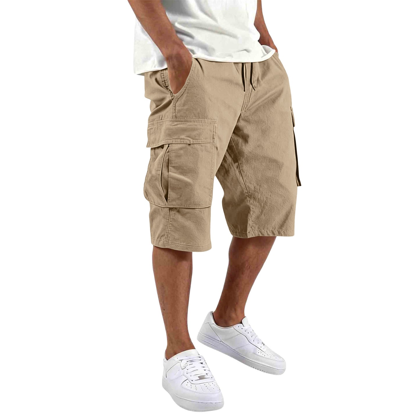 Shorts Cargo pour Hommes Sport Décontracté Multi Poches