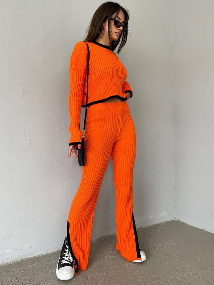 Haut et pantalon en tricot