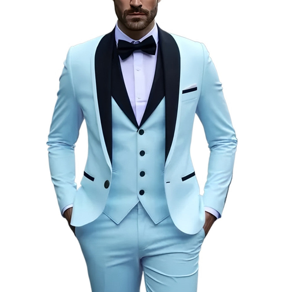 Costume slim pour homme, style business décontracté