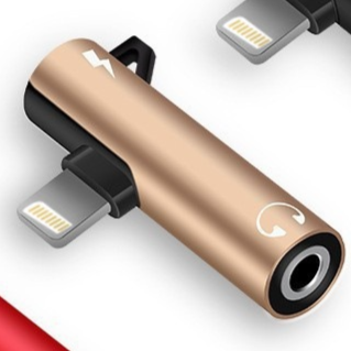 Adaptateur casque Apple 3,5 mm vers Lightning avec charge et convertisseur audio pour iPhone