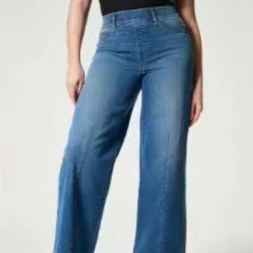 Pantalon droit vintage taille haute