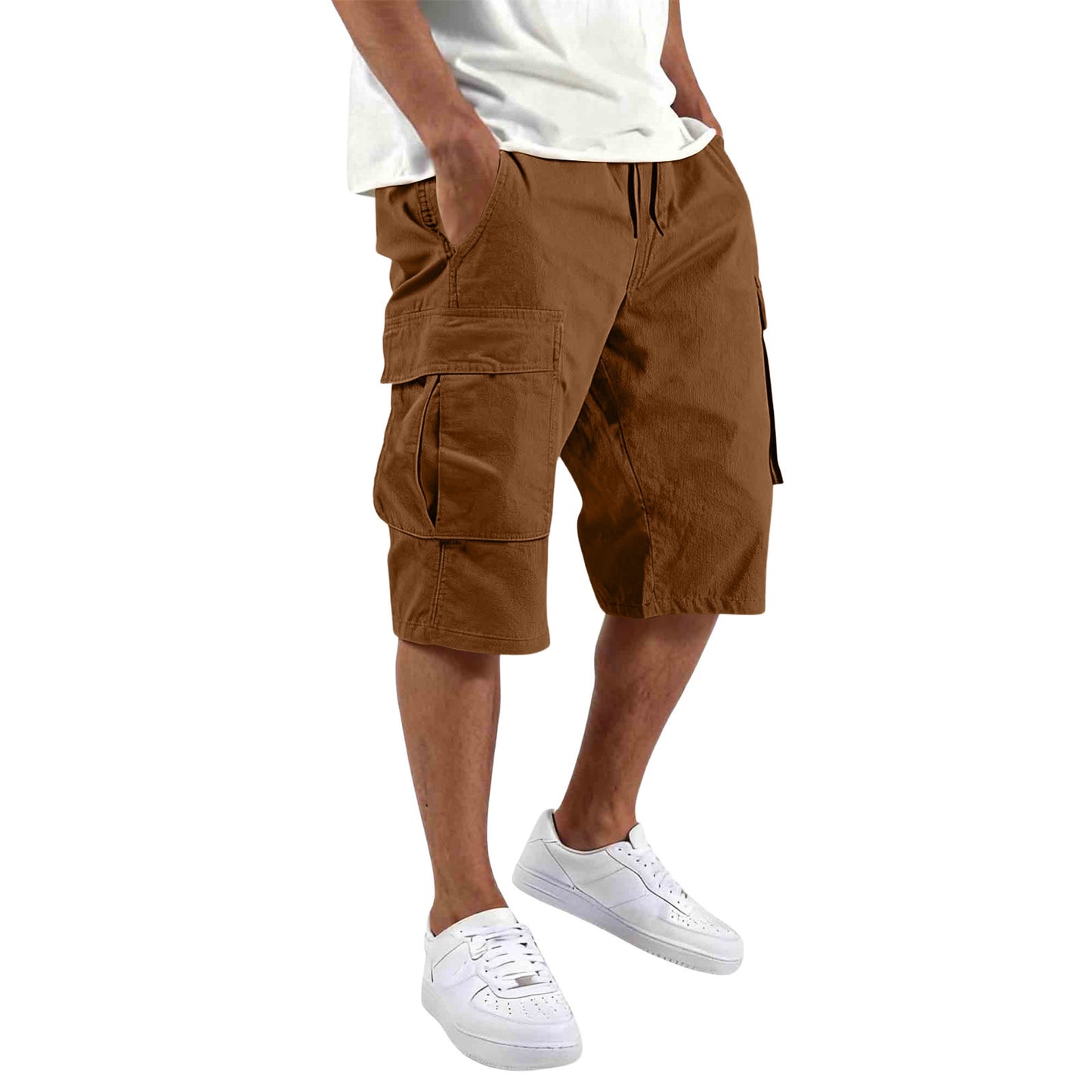 Shorts Cargo pour Hommes Sport Décontracté Multi Poches