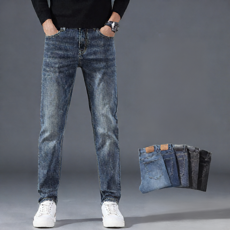 Jeans droits pour hommes
