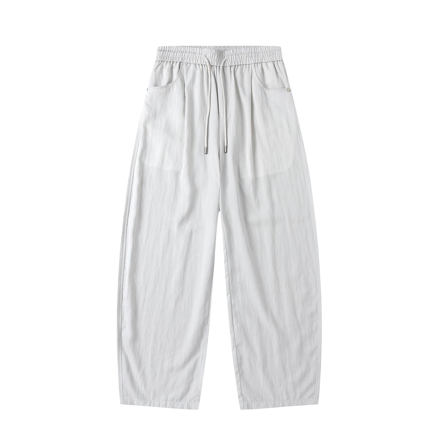 Pantalon décontracté fluide et lisse