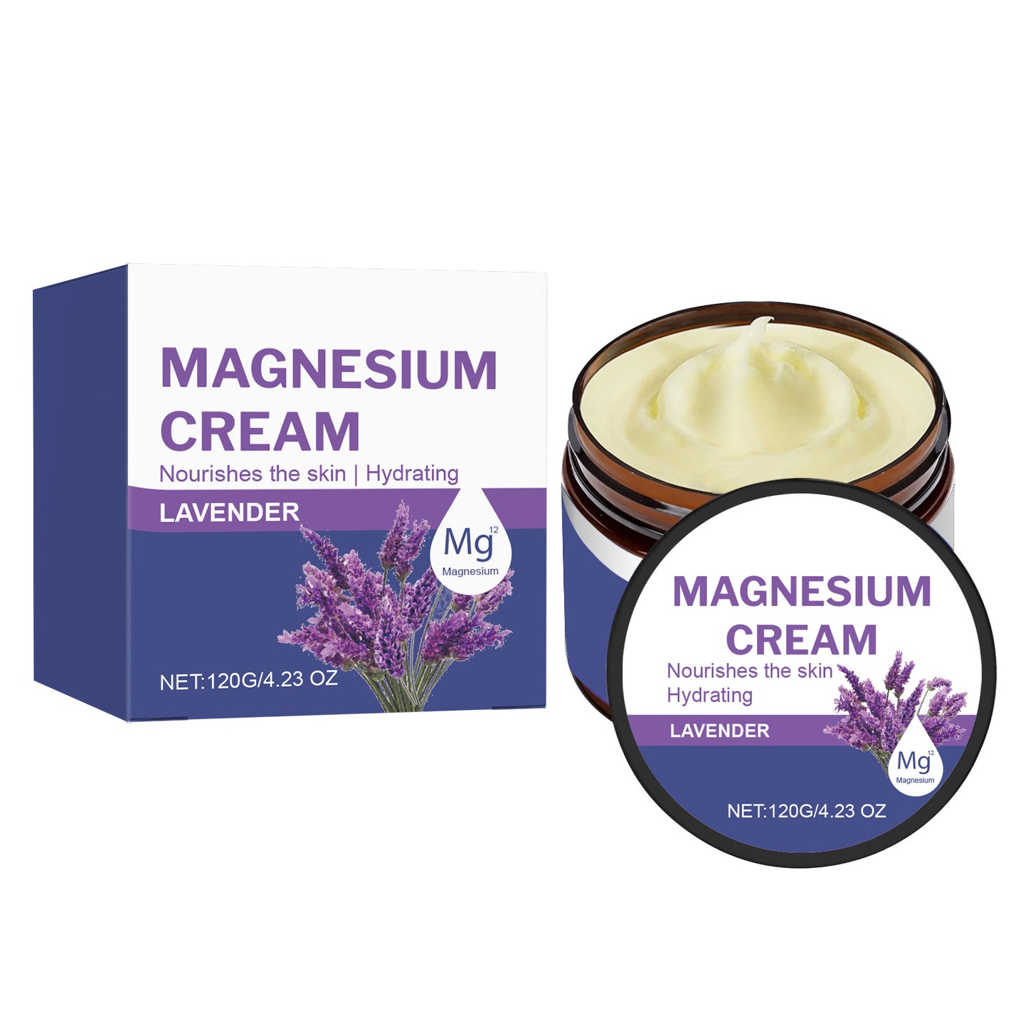 Crème hydratante au magnésium