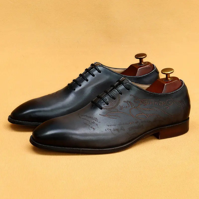 Chaussures habillées Oxford en cuir pour homme