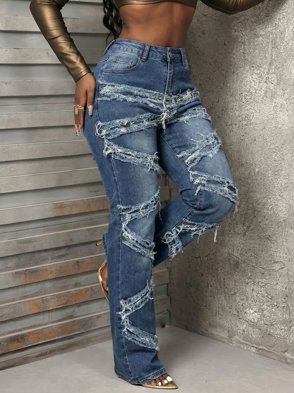 Pantalon en jean pour femmes