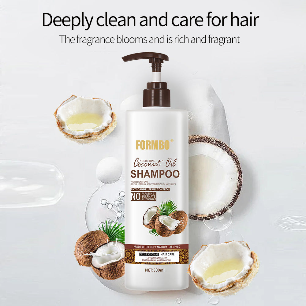 Après-shampoing à l'huile de coco Shampooing lissant