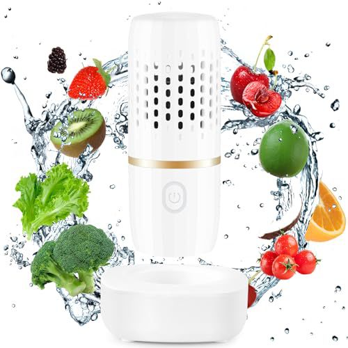 Purificateur de capsules sans fil, machine à laver les légumes portable