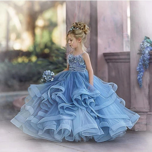 Robe de princesse à bretelles