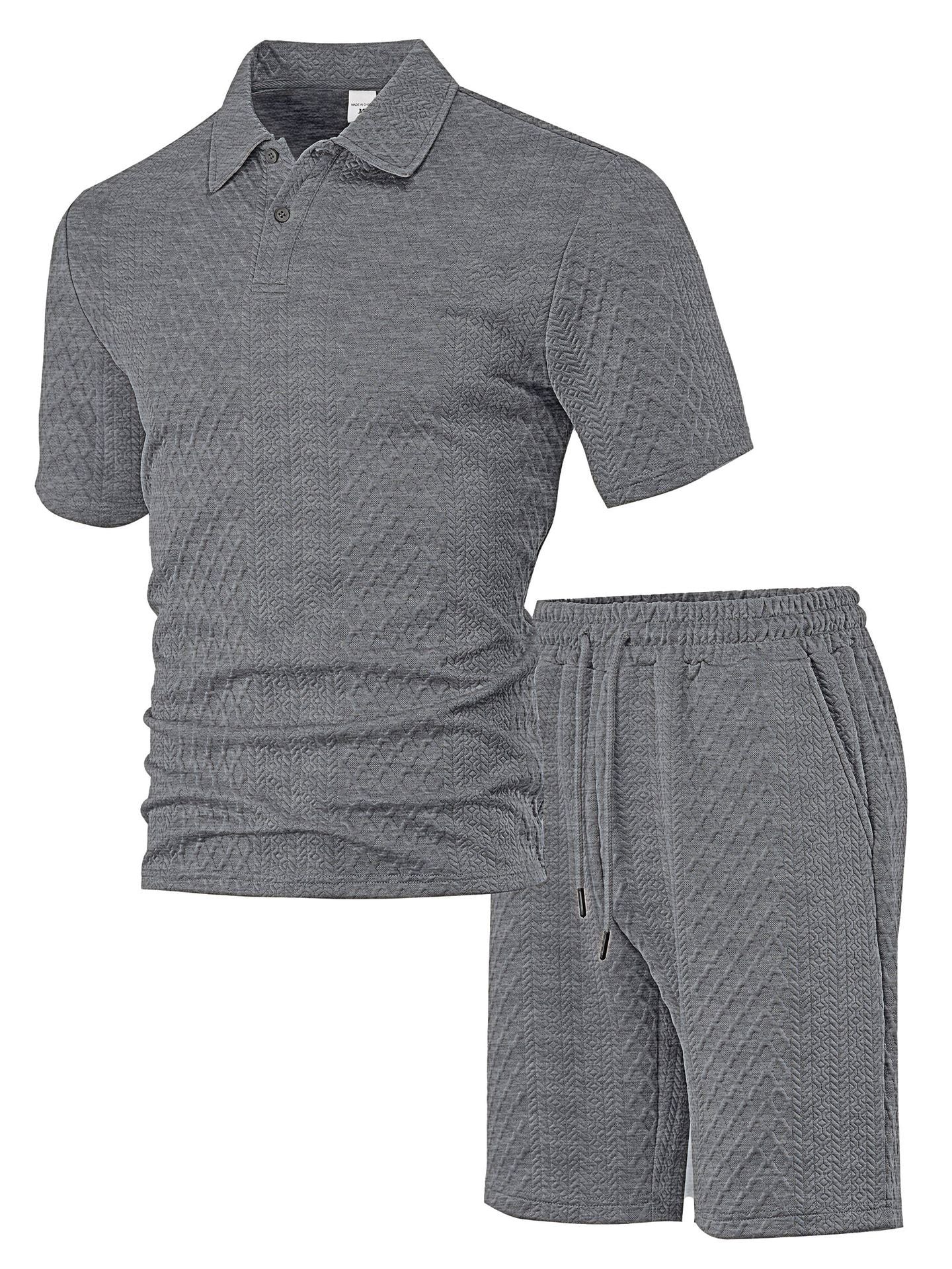 Polo d'été jacquard pour homme