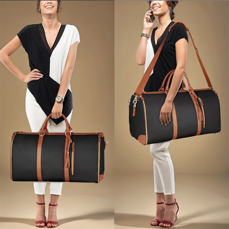 Sac bandoulière pliable en PU