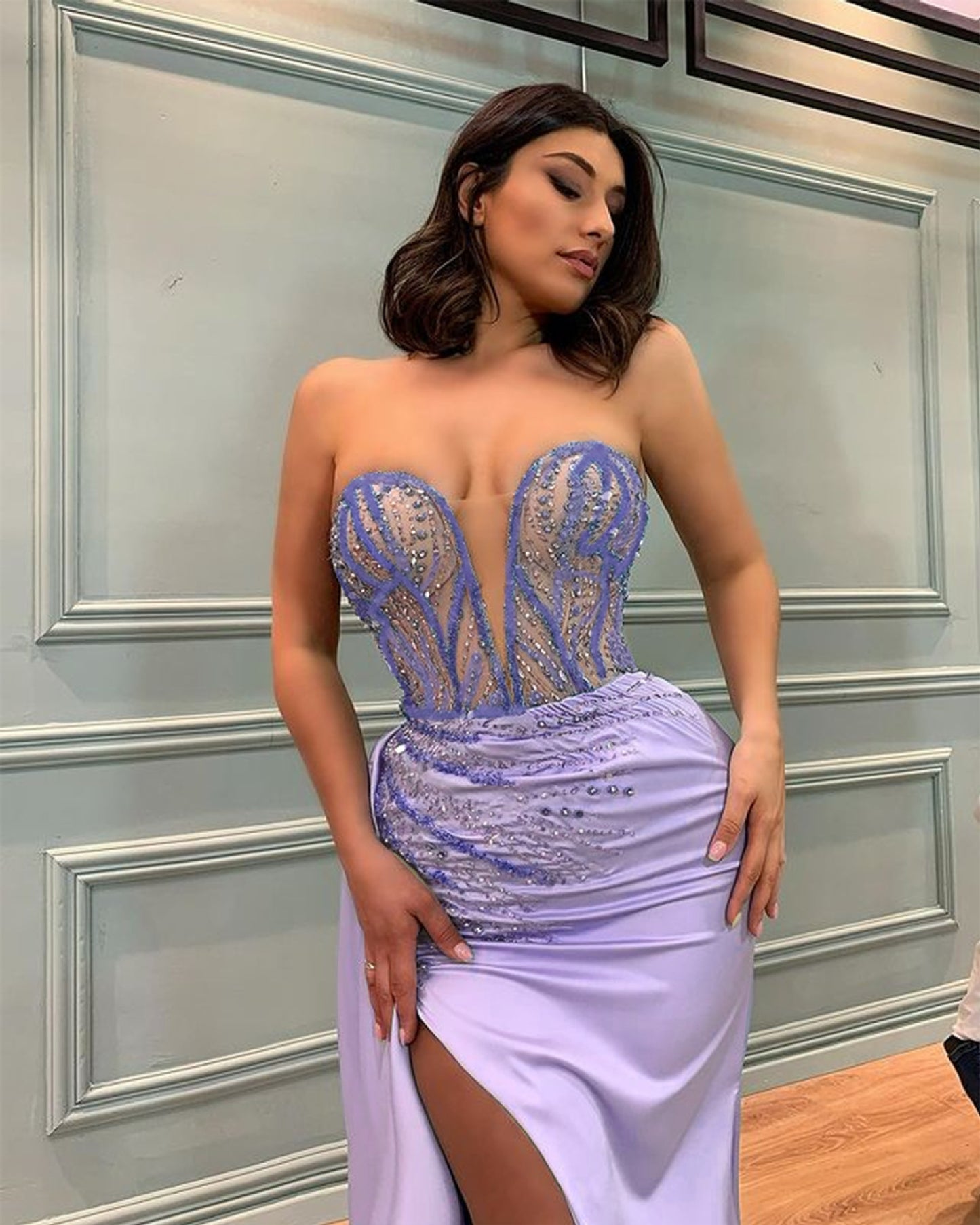 Robe de soirée longue élégante