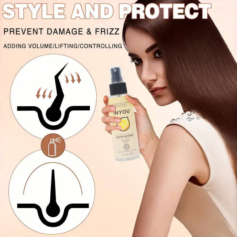 Spray de protection thermique pour perruque