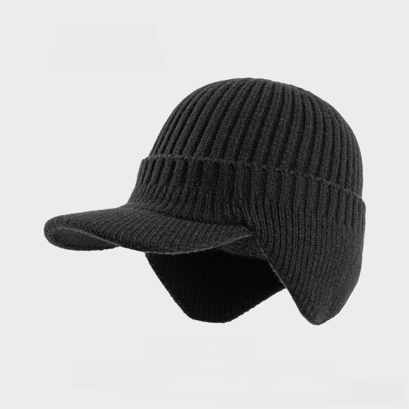 Casquette de baseball en laine doublée polaire