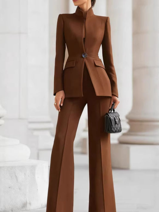pantalon de costume long