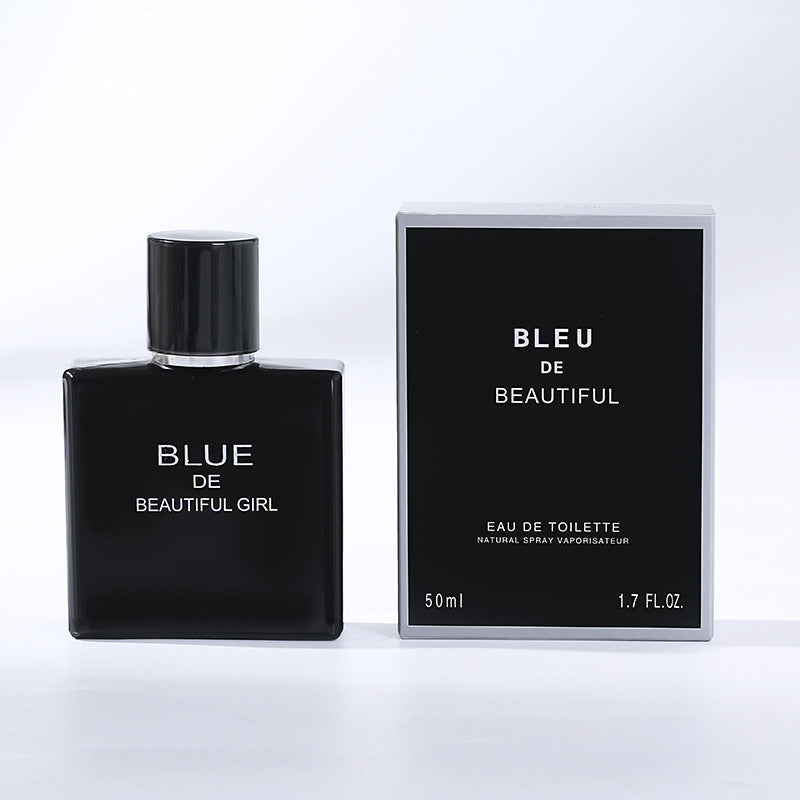 Belle fille parfum bleu