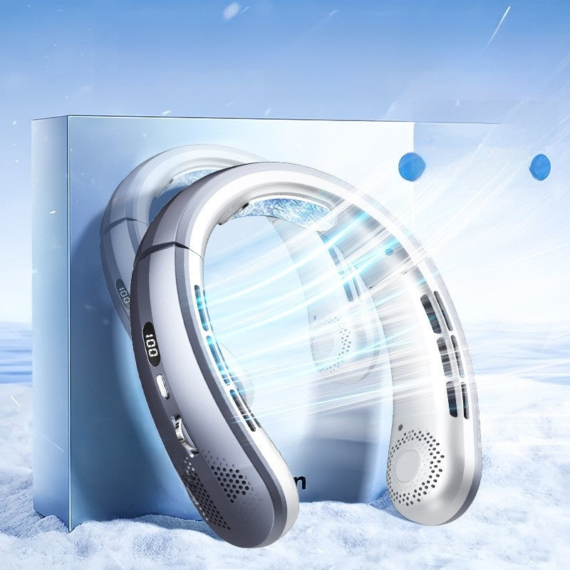 Ventilateur de cou numérique portable USB