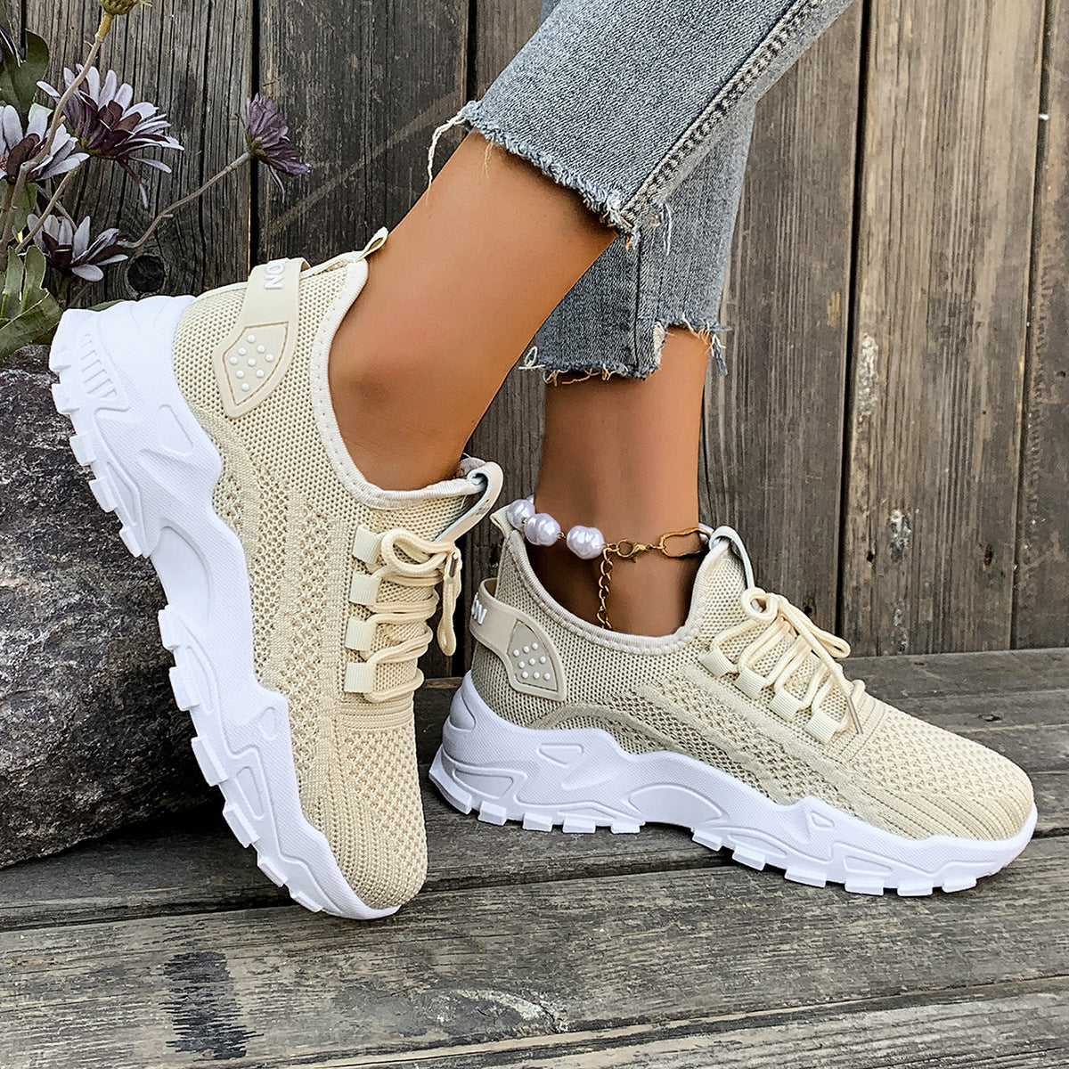 Chaussures de sport en mesh