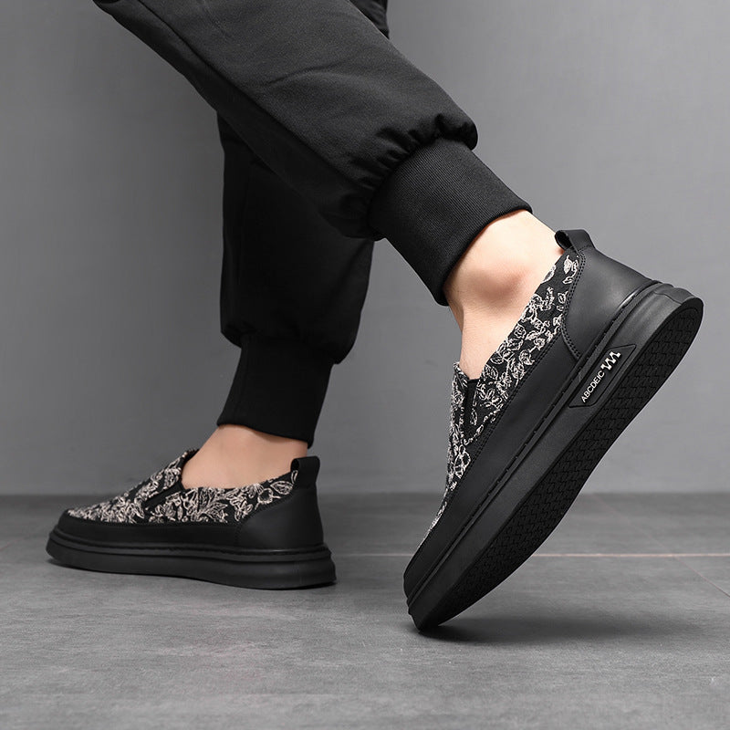 Chaussures décontractées à enfiler pour hommes en mesh respirant