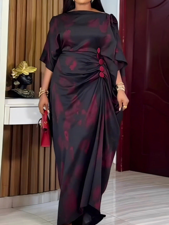 Habit :Robe à col rond