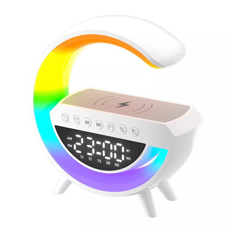 Lampe multifonctionnelle avec haut-parleur Bluetooth et chargeur sans fil