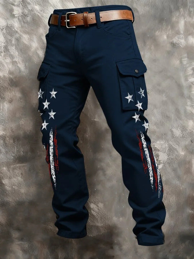 Mens Retro Cargo Pants