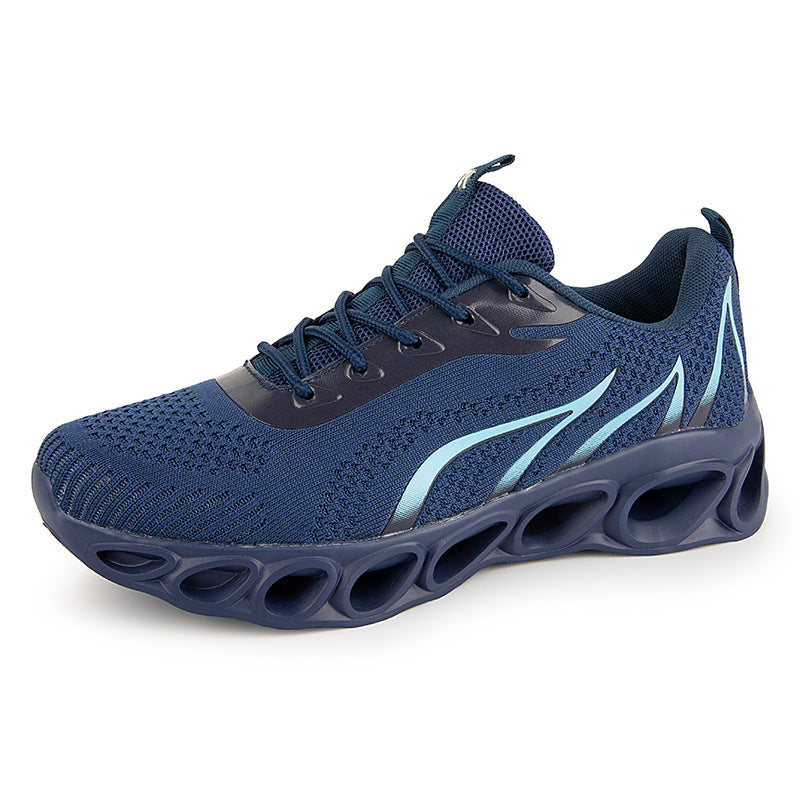 Chaussures de sport décontractées respirantes avec design flammes