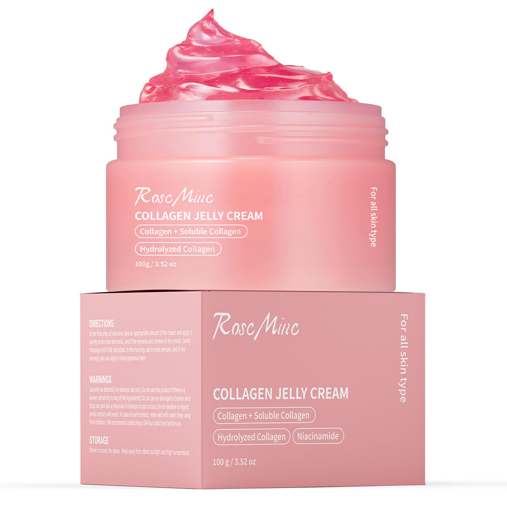 Crème gélifiée au collagène