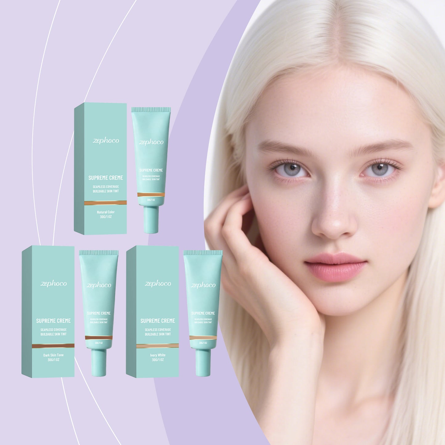Crème tonifiante pour cacher et illuminer