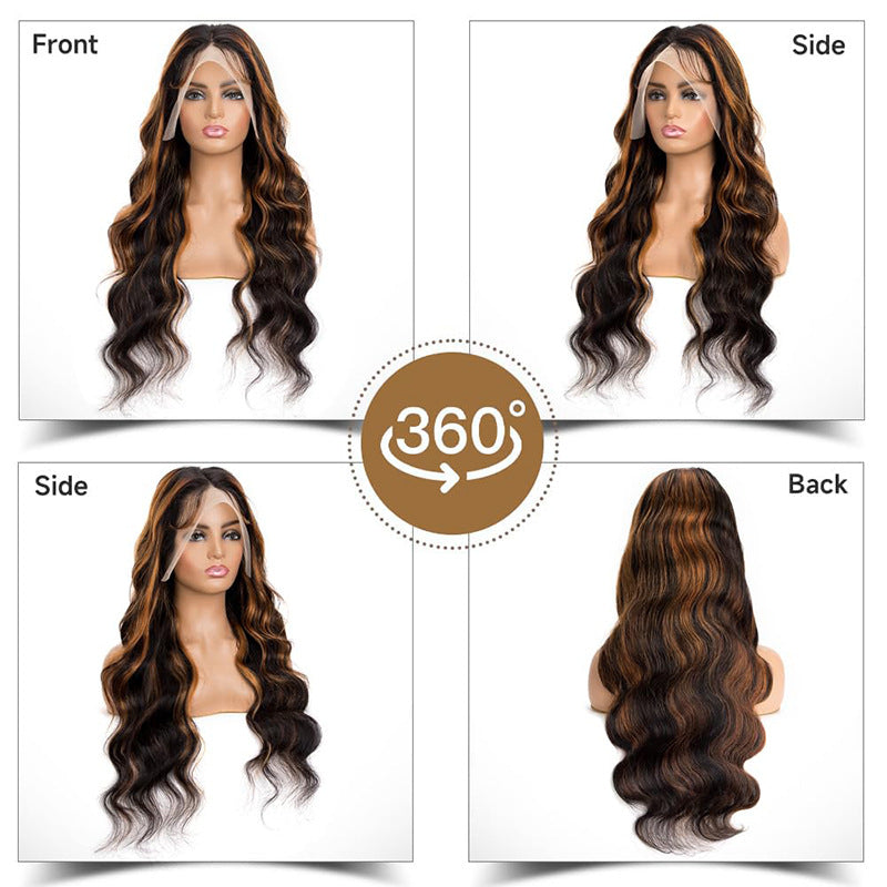 Perruque en cheveux humains
