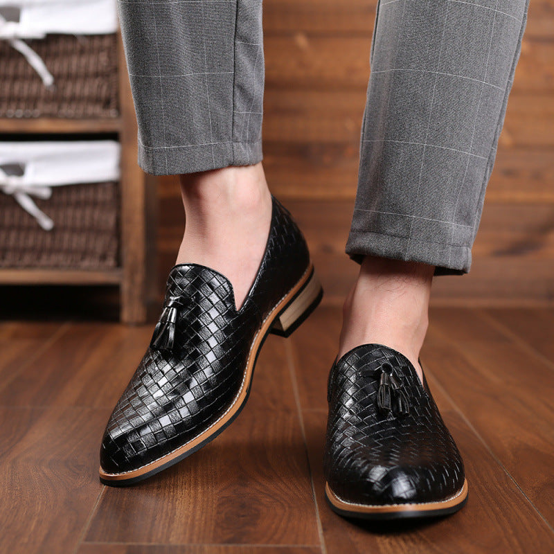 Chaussures Mocassins à Glands pour Homme à Enfiler