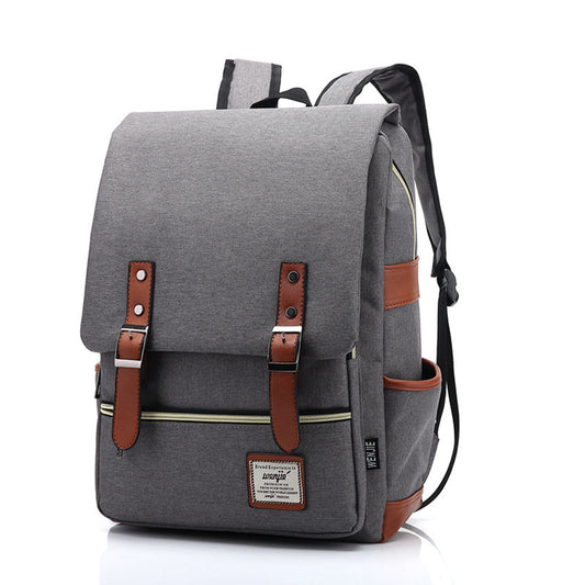 sac à dos de voyage en toile extérieure rétro pour hommes et femmes, de grande capacité