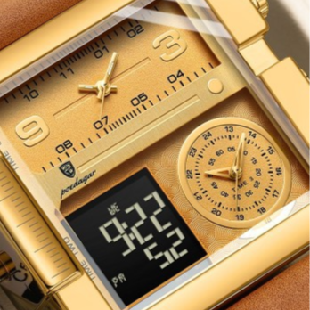 Montre Homme Quartz Analogique Numérique