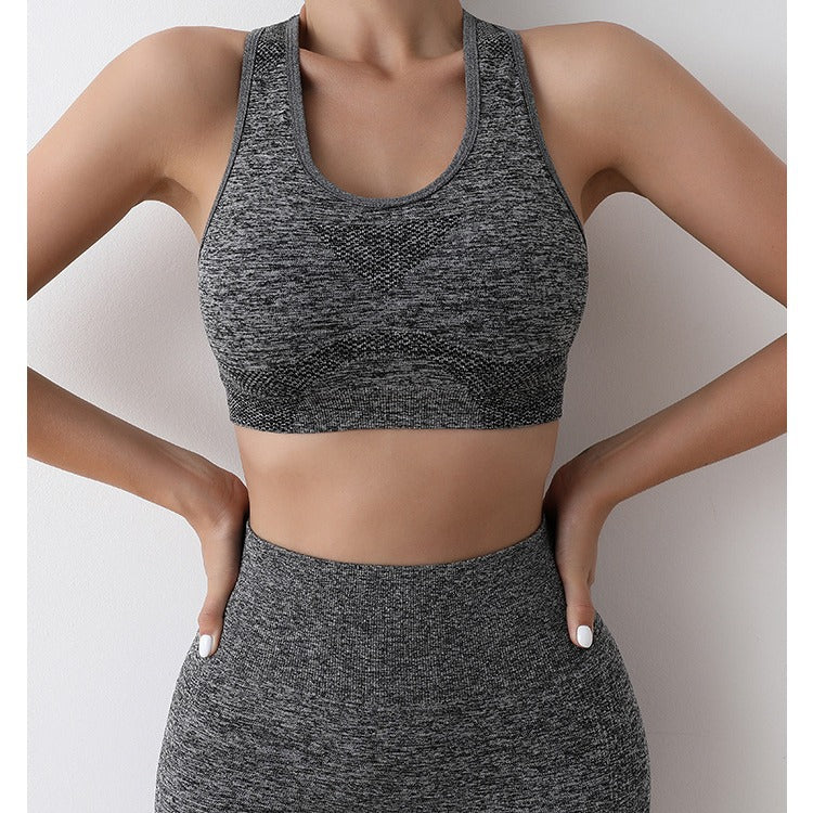 Gilet de yoga de sport hautement élastique et respirant