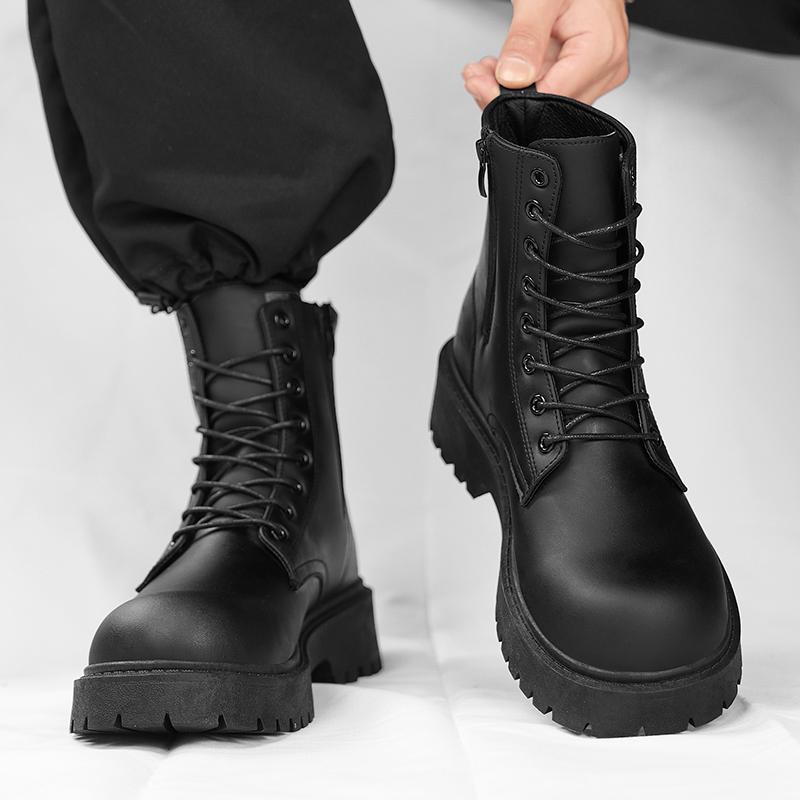 Bottes en cuir pour hommes