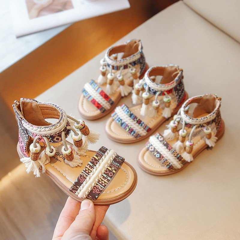 Sandales ethniques pour filles
