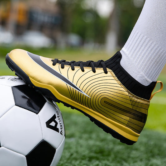Electroplated Football Shoes with Spike Options