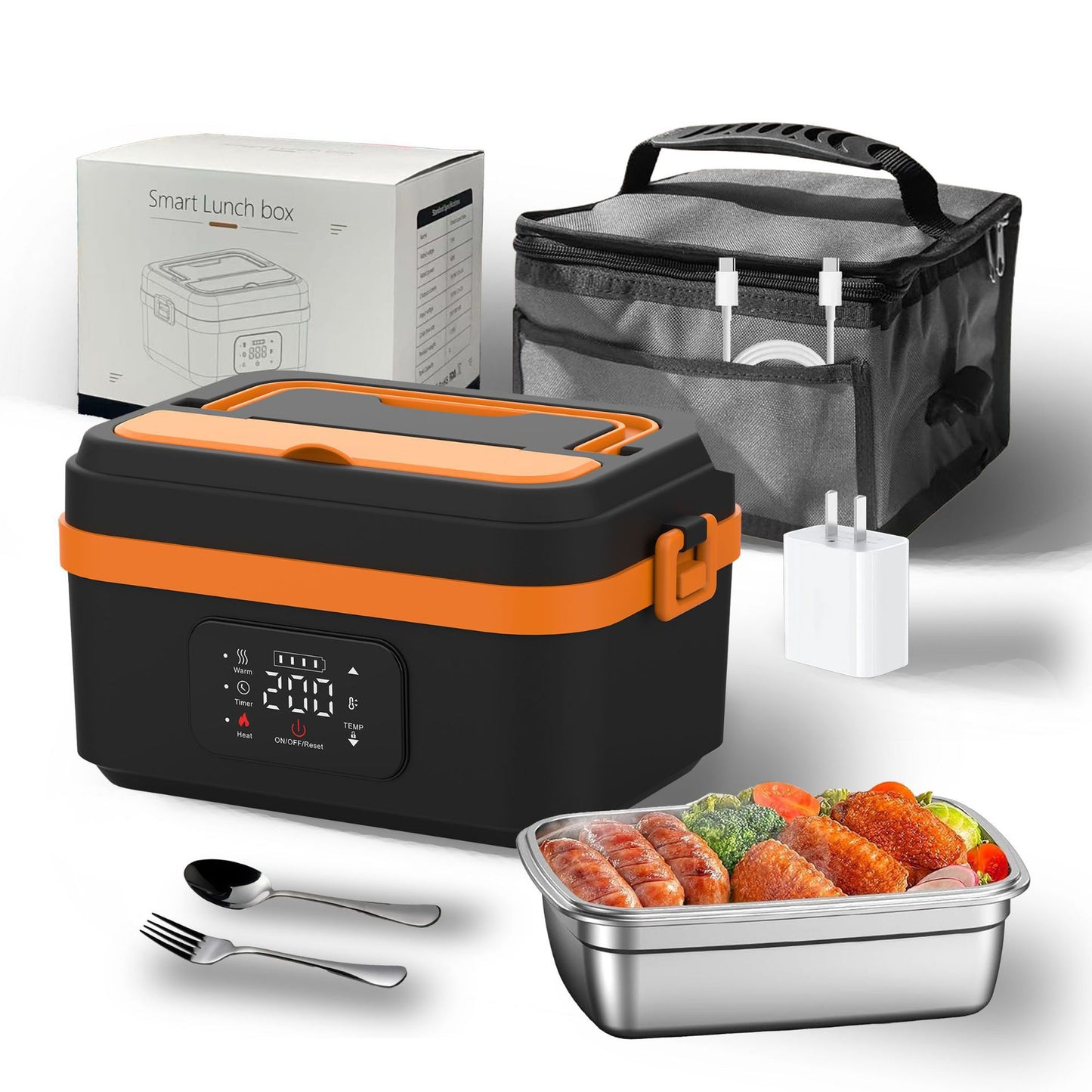 Boîte à déjeuner chauffante USB portable