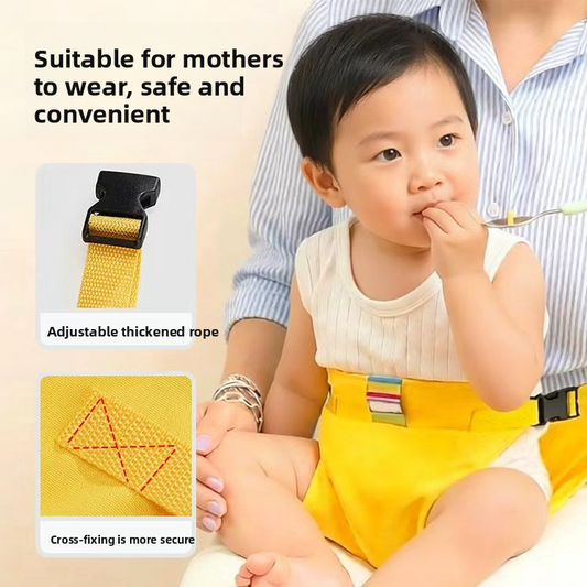 Chaise haute réglable pour bébé avec sangles de sécurité