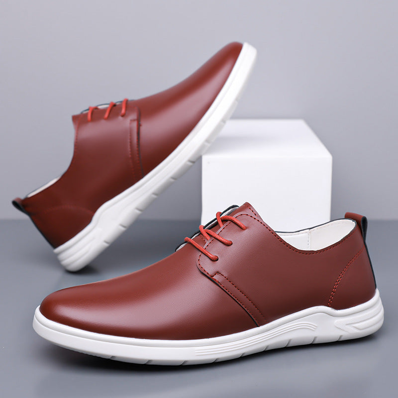 Chaussures décontractées en cuir véritable
