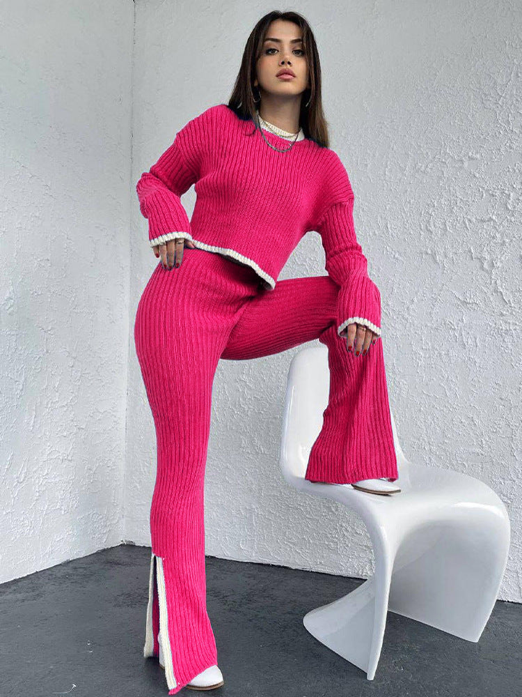 Haut et pantalon en tricot