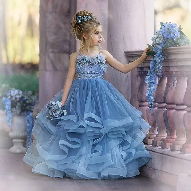 Robe de princesse à bretelles