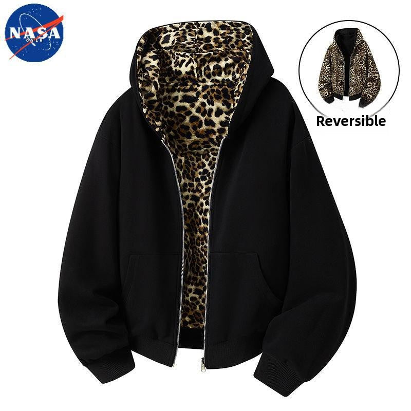 Sweat-shirt cardigan